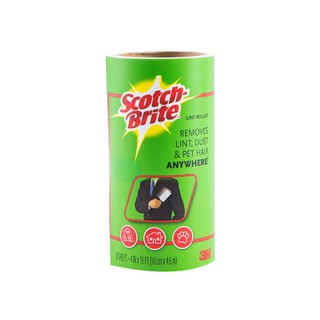 Scotch Brite 3M ลูกกลิ้งขจัดฝุ่น รีฟิล 56 แผ่น