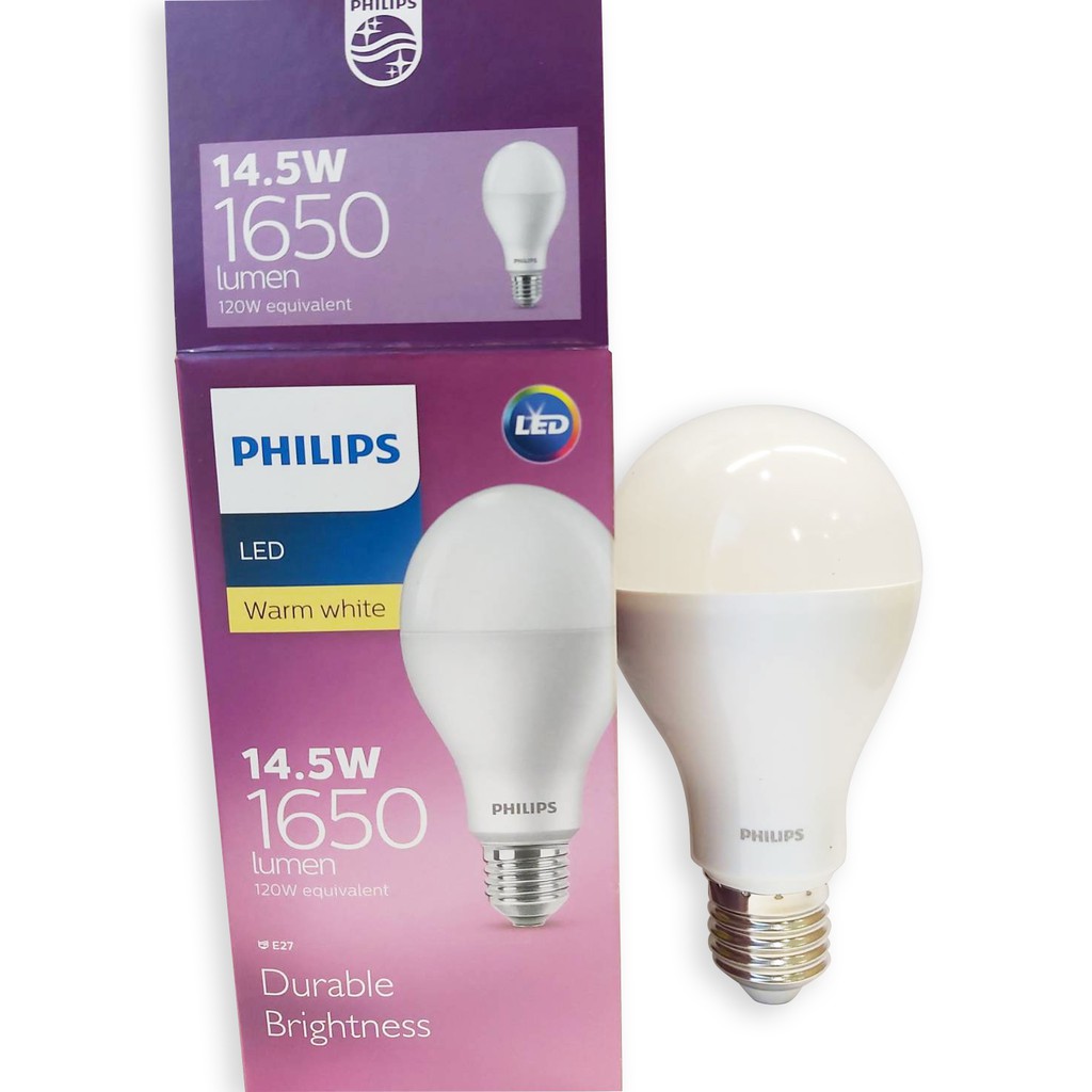 หลอดไฟฟิลิปส์ Philips LEDBulb 14.5W E27 3000K A67