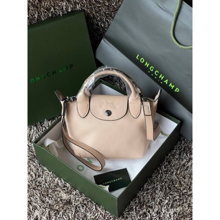 Longchamp LE PLIAGE CUIR TOP HANDLE BAG XS