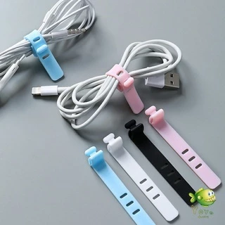 YOYO สายรัดซิลิโคน อุปกรณ์สำหรับรัดสายหูฟัง ที่เก็บสายดาต้า silicone cable winder