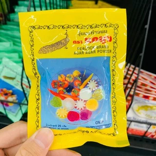 ผงวุ้น ตรานกยูงเหลือง 25 กรัม x5 ซอง