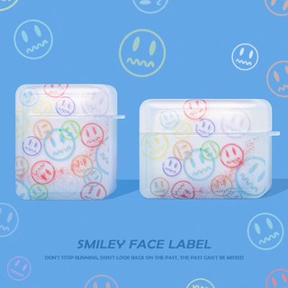 ยิ้ม เคส Airpod 3 pro แฟชั่น การ์ตูน ไม่จางหาย วัสดุ IMD Case Airpod 4 Airpod 1 2 soft case