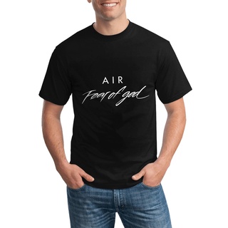 เสื้อยืดลําลอง แขนสั้น พิมพ์ลาย Air Fear God Fog Dry Fit La Event สําหรับผู้ชาย