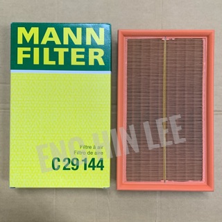 BENZ ไส้กรองอากาศ รถเบนซ์ W124 E200 E220, 200E 220E เครื่องยนต์ M111 ยี่ห้อ MANN FILTER C29144