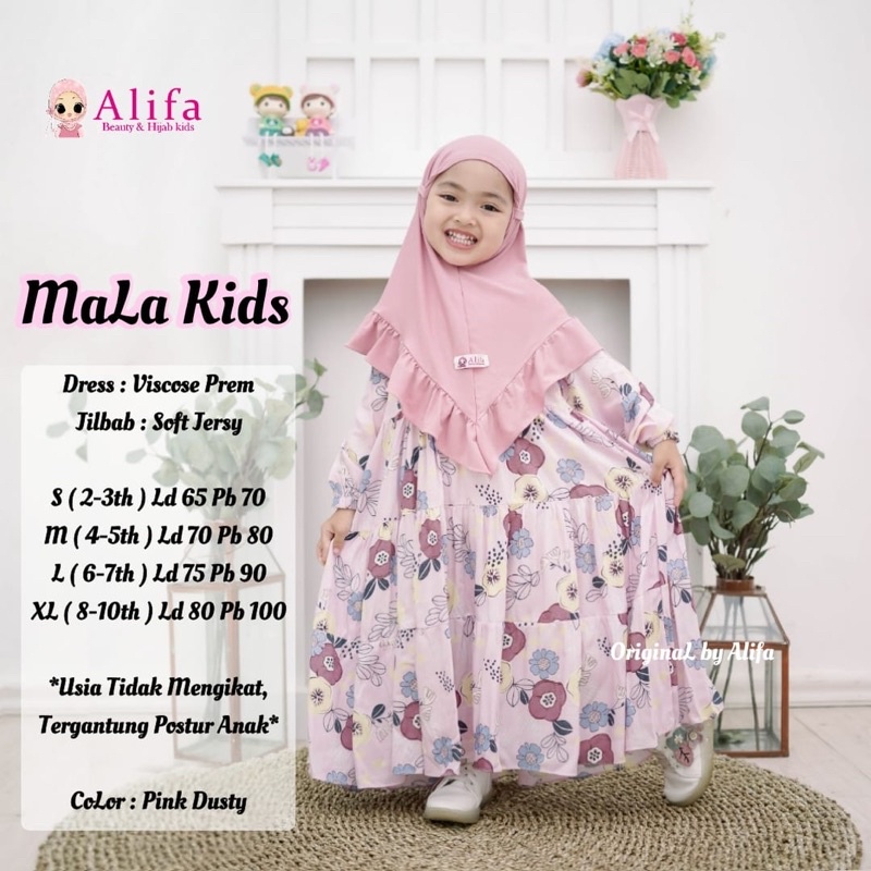 MALA KIDS DRESS (กามิสเด็ก) โดย Alifa