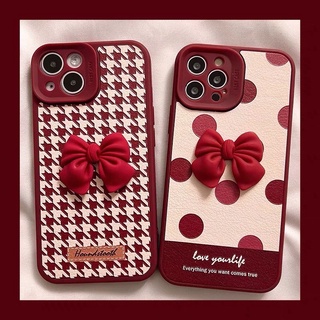 สอบถามก่อนกดสั่ง พร้อมส่งจากไทย เคสหนัง หนัง เคสสีแดง แดง เคสลายตาราง เคสลายจุด เคสนูน โบว์ เคส เคสโทรศัพท์ เคสมือถือ