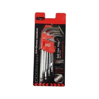 screwdriver MM BALLDRIVER 9EA/SET HACHI HEX KEY Hand tools Hardware hand tools ไขควง หกเหลี่ยม MM หัวบอล HACHI 9 ชิ้น/ชุ