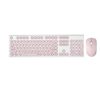 KEYBOARD X260 Pink Wireless Optical Mouse &amp; Keyboard_Model : X260-PK