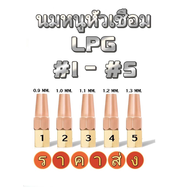 นมหนูสำหรับเชื่อมแก๊ส แอลพีจี - LPG WELDING