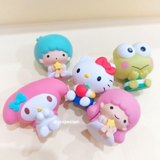 🎀โมเดลตัวหนีบ ตัวหนีบ ในกาชาปอง Sanrio ขนาด 3cm. จากญี่ปุ่นแท้100%🎀