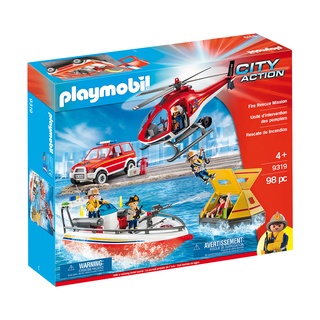 Playmobil 9319 Exclusive Fire Rescue Mission เอ็กซ์คลูซีฟ ภารกิจกู้ภัยดับเพลิง