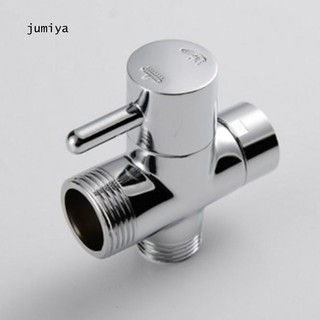 JY_Bathroom Shower Head Valve Three Way Water Separator Tap T Adapter Diverter