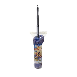 ม็อบบิดผ้าไมโครไฟเบอร์ สีน้ำเงินเข้ม ไม้ถูพื้น ไม้รีดน้ำ microfiber twist mop dark blue