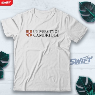 [S-5XL]เสื้อยืด พิมพ์ลาย University OF CAMBRIDGE DISTRO