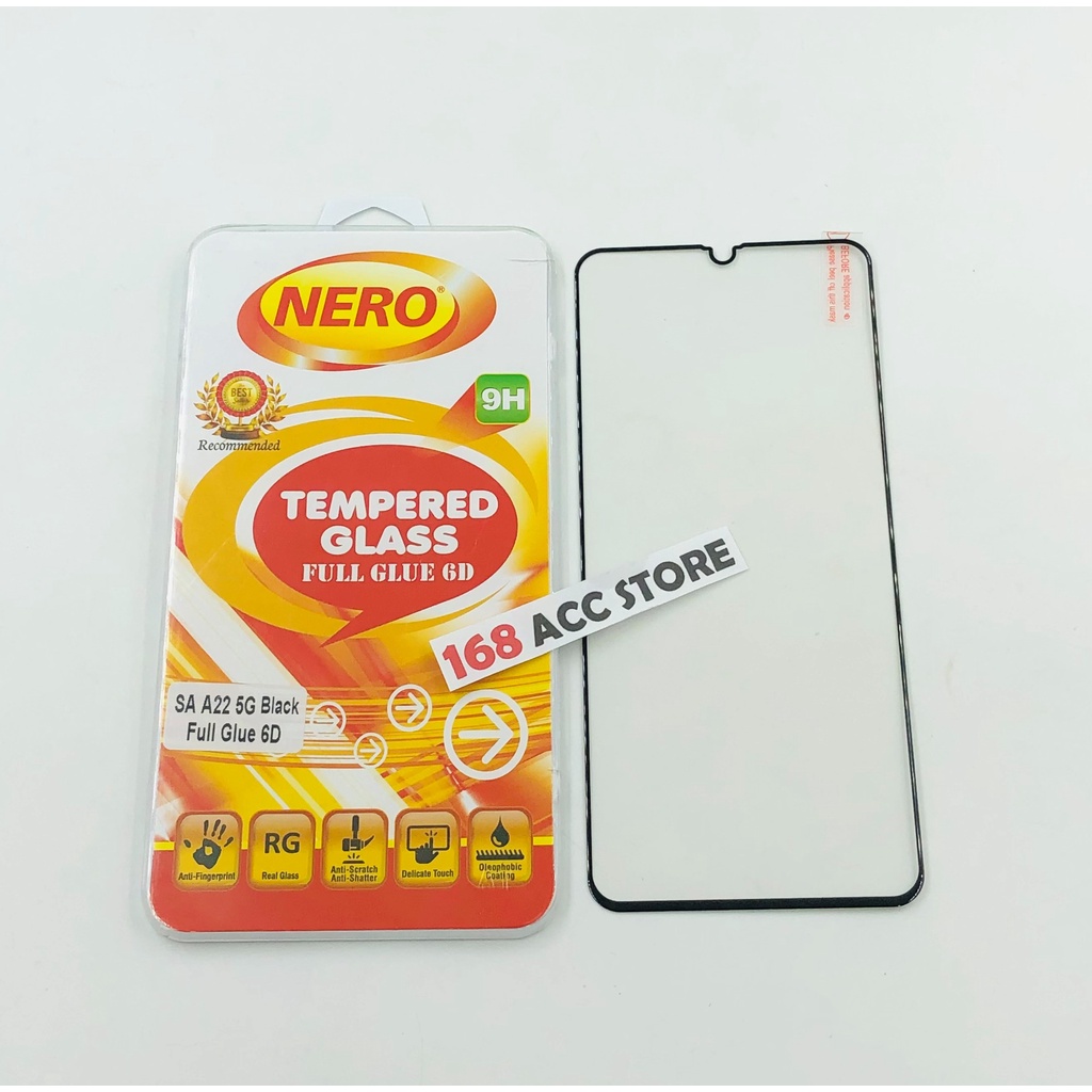 ฟิล์มกระจกนิรภัย SAMSUNG A22 5G FULL GLUE / ฟิล์มกระจกนิรภัย SAMSUNG A22 5G FULL GLUE