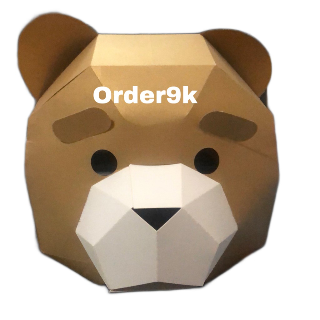SIMPLE FASHION BEAR MASK EASY TO INSTALL
