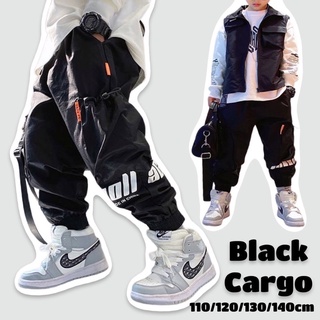 กางเกงเด็ก Black Cargo (STREET125)