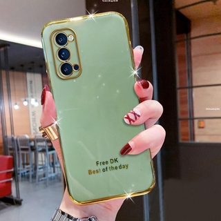 เคสโทรศัพท์สำหรับ OPPO Reno 4 4G 5 6Z 5G A17 A57 2022 A77S A16 A54 A95 A94 A92 A52 A74 5G มีแถบป้องกันกล้อง