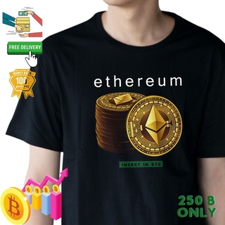 เสื้อยืด ethereum Crypto คริปโต Cotton Comb 30 แบรนด์เสื้อพวกเรา ผลิตในไทย ส่งด่วน