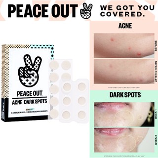 PEACE OUT - Acne Healing Dots + Microneedling Dark Spot Brightening Dots Duo