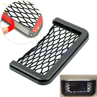 SUN Car Auto String Mesh Resilient String Bag Storage Pouch Phone Gadget Cigarette