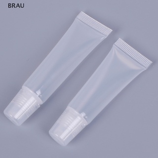 BR  10PCS 8ml/15ml Empty Plastic Tubes Lip Gloss Balm Clear Cosmetic Containers  AU