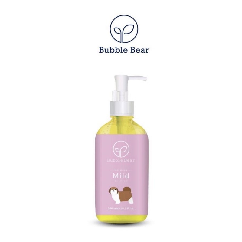 แชมพูสุนัข Bubble Bear Premium Mild Shampoo แชมพูสุนัขสูตรอ่อนโยน