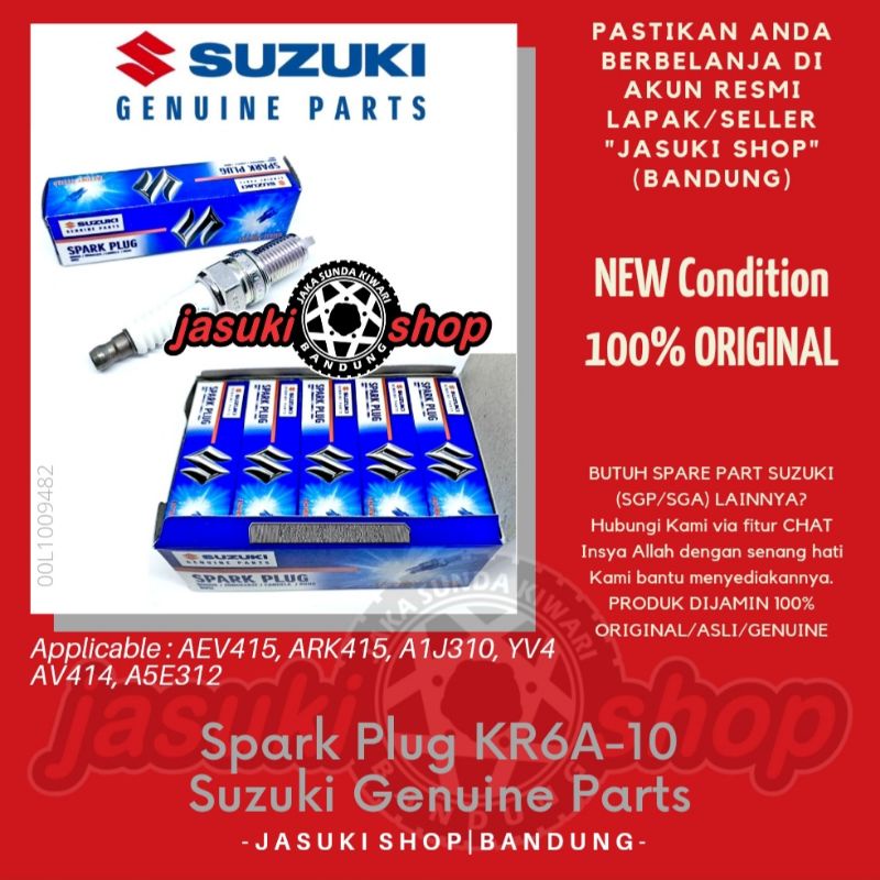 หัวเทียน หัวเทียน KR6A-10 KR6A10 KR6A 10 Suzuki New Jimny JB74 Splash Ertiga Wagon R New Carry Origi
