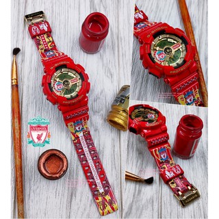 G-SHOCK CUSTOM Liverpool (GA-110) Set14 นาฬิกาข้อมือ กันน้ำ ดีไซน์สวย มีสไตล์ ทนทาน ใช้งานได้นาน สินค้าคุณภาพ