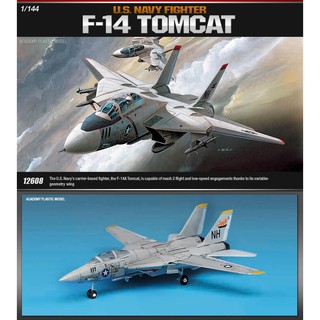 โมเดลเครื่องบิน Academy Model 1/144 AC12608 F-14 TOMCAT