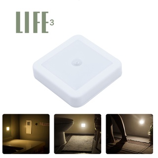 LIFE3 ไฟเซ็นเซอร์ โคมไฟ LED เซนเซอร์ตร อัตโนมัติเหนี่ยวนำ LED ไฟกลางคืนทางเดินตู้เสื้อผ้าแสงบันได