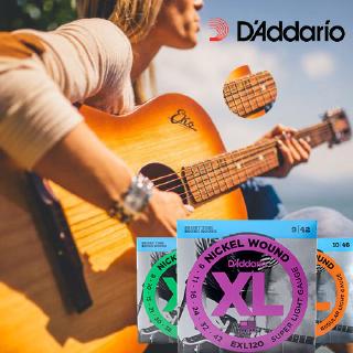 สายกีต้าร์ ไฟฟ้า D’Addario Nickel Wound Exl110 120 130 ชุดกีตาร์สายสายกีตาร์โปร่ง