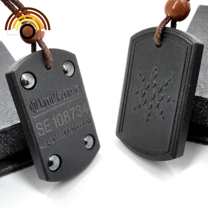 สร้อยคอ จี้หินภูเขาไฟ ป้องกันรังสี EMF