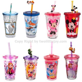 แก้วเก็บอุณหภูมิพร้อมฝาปิดและหลอด Disney Tumbler with Straw (Disney USA)