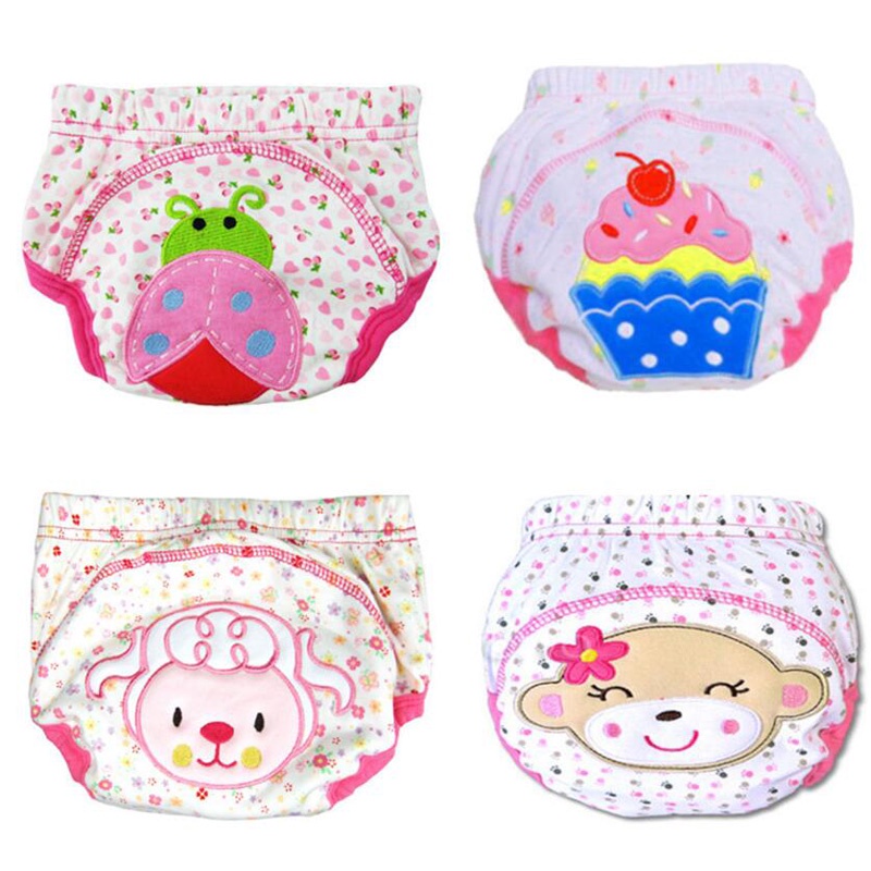 20PCS Reusable Inwrought Infant Baby Training Pants Cotton Potty
