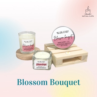 เทียนหอมไขถั่วเหลือง meltme.studio กลิ่น Blossom Bouquet