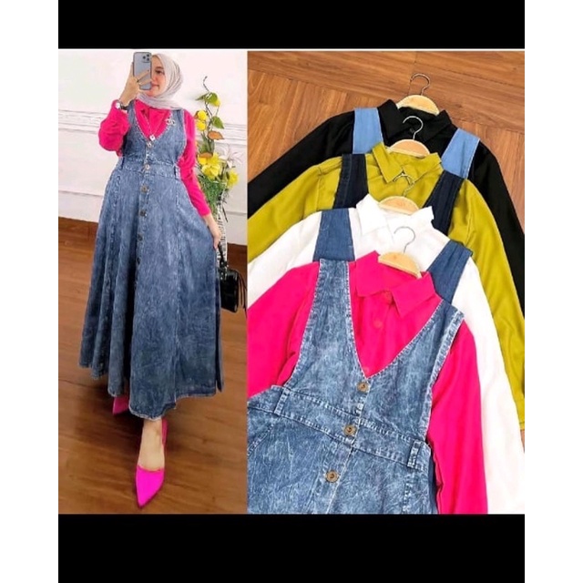 Amora Midi dress 2 in 1 / gamis over all