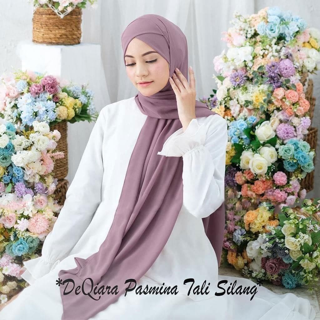 Ceruty Babydoll Cross Strap Pashmina Hijab / ผ้าคลุมไหล่ Pliske / Bergo