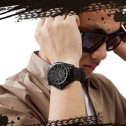Naviforce 8023 นาฬิกาข้อมือควอตซ์แฟชั่น สายหนัง สําหรับบุรุษ