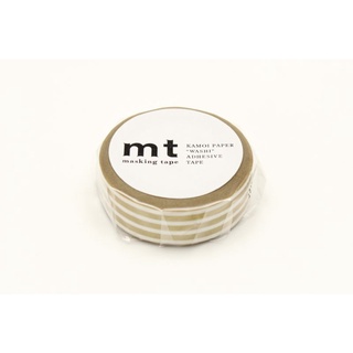 mt masking tape border gold 2 (MT01D390) / เทปตกแต่งวาชิ ลาย border gold 2 แบรนด์ mt masking tape ประเทศญี่ปุ่น