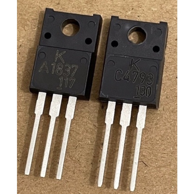 ทรานซิสเตอร์ KEC A1837 - C4793 A 1837 - C 4793 ORIGINAL A1837-C4793 ต้นฉบับ