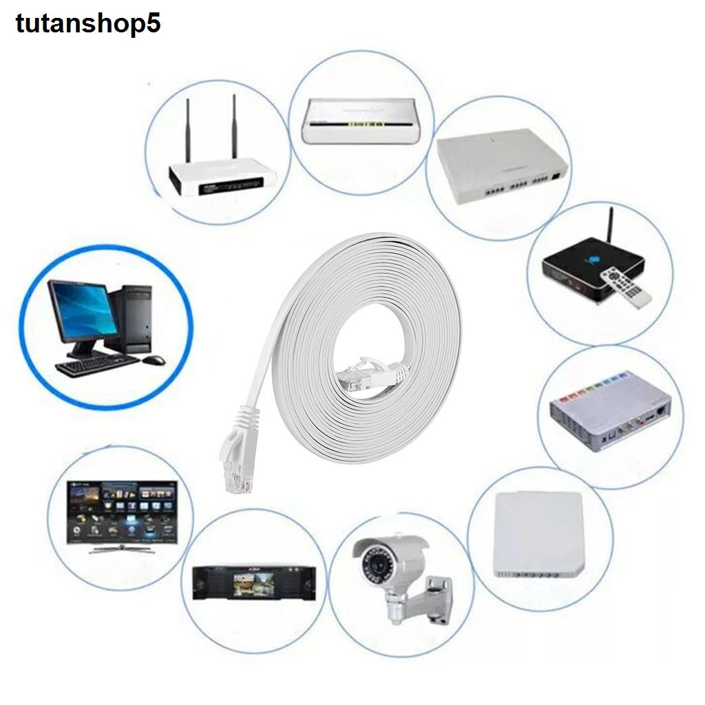 10M 615M 20M 30M 40M 50M สายเคเบิลเครือข่ายชุบทอง RJ45 Cat6 สายเคเบิล ...