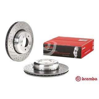 จานเบรคหน้า BMW SERIES 1 E81 E82 E87 E88 2004-2013 SERIES 3 E90 E91 E92 E93 2005-2013 338MM BREMBO /ชิ้น