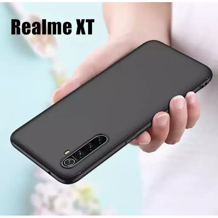 [ส่งจากไทย] ฝาครอบป้องกันซิลิโคน Case Realme XT สีดำบางและสวยงามมาก