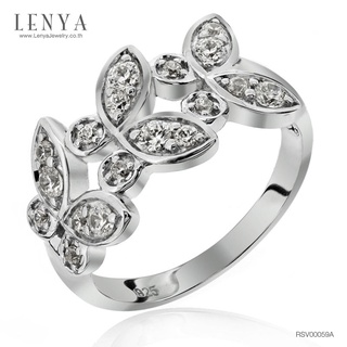 Lenya Jewelry แหวนเงินแท้ ประดับด้วย Diamondlike เพิ่มความมั่นใจ