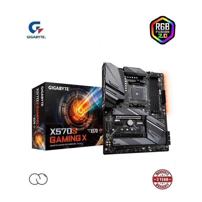 GIGABYTE X570S GAMING X GAMING MOTHERBOARD / AMD Ryzen AM4 Socket MOBO / USB Type C/ RGB Fusion 2.0 