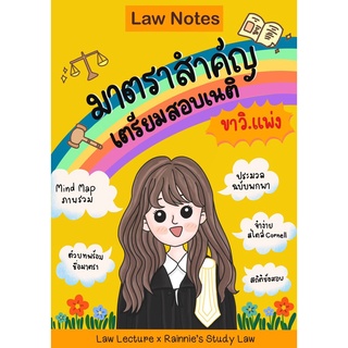 Chulabook|c111|9789990151572|หนังสือ|มาตราสำคัญเตรียมสอบเนติฯ ขาวิ.แพ่ง