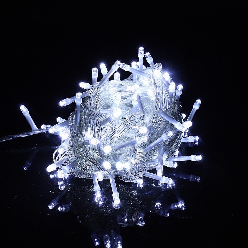 ไฟประดับ LED 100 ดวง ยาว 8.5 ม ปรับกระพริบได้8แบบ 220V