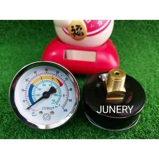 เกจวัดแรงดันน้ำหรือลม เกจ์วัดแรงดันระดับน้ำหรือลม (pressure gauge) SUMO By JUNERY
