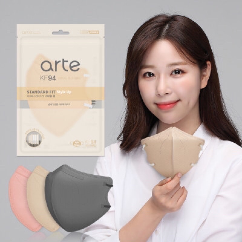 [พร้อมส่ง/แพ็ค 5 ชิ้น] Arte KF94 Color Mask หน้ากากอนามัยเกาหลี | Made in Korea 🇰🇷 แท้ 💯%